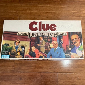 Vintage CLUE Classic Detective Game Parker Brothers 1986 BoardGame