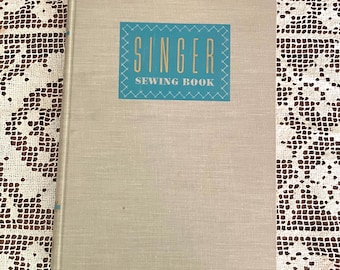 Vintage Singer Sewing Book 1957 Dressmaking Upholstery Fitting Windows Mary Brooks Picken