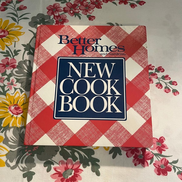 Vintage Better Homes & Gardens New Cook Book 1989 Hardcover