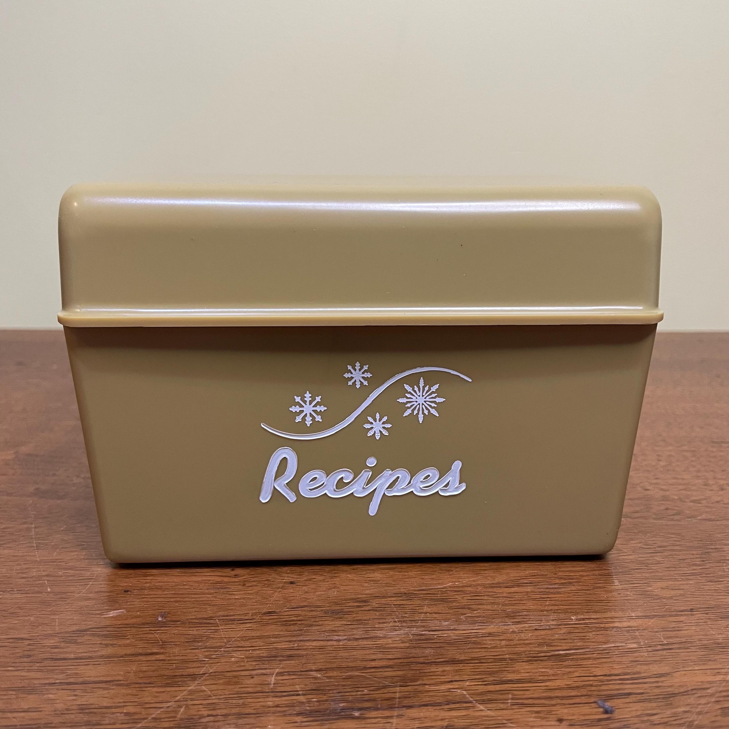 ④ ヴィンテージ　RecipeBox Vintage Recipe Box - Etsy Canada
