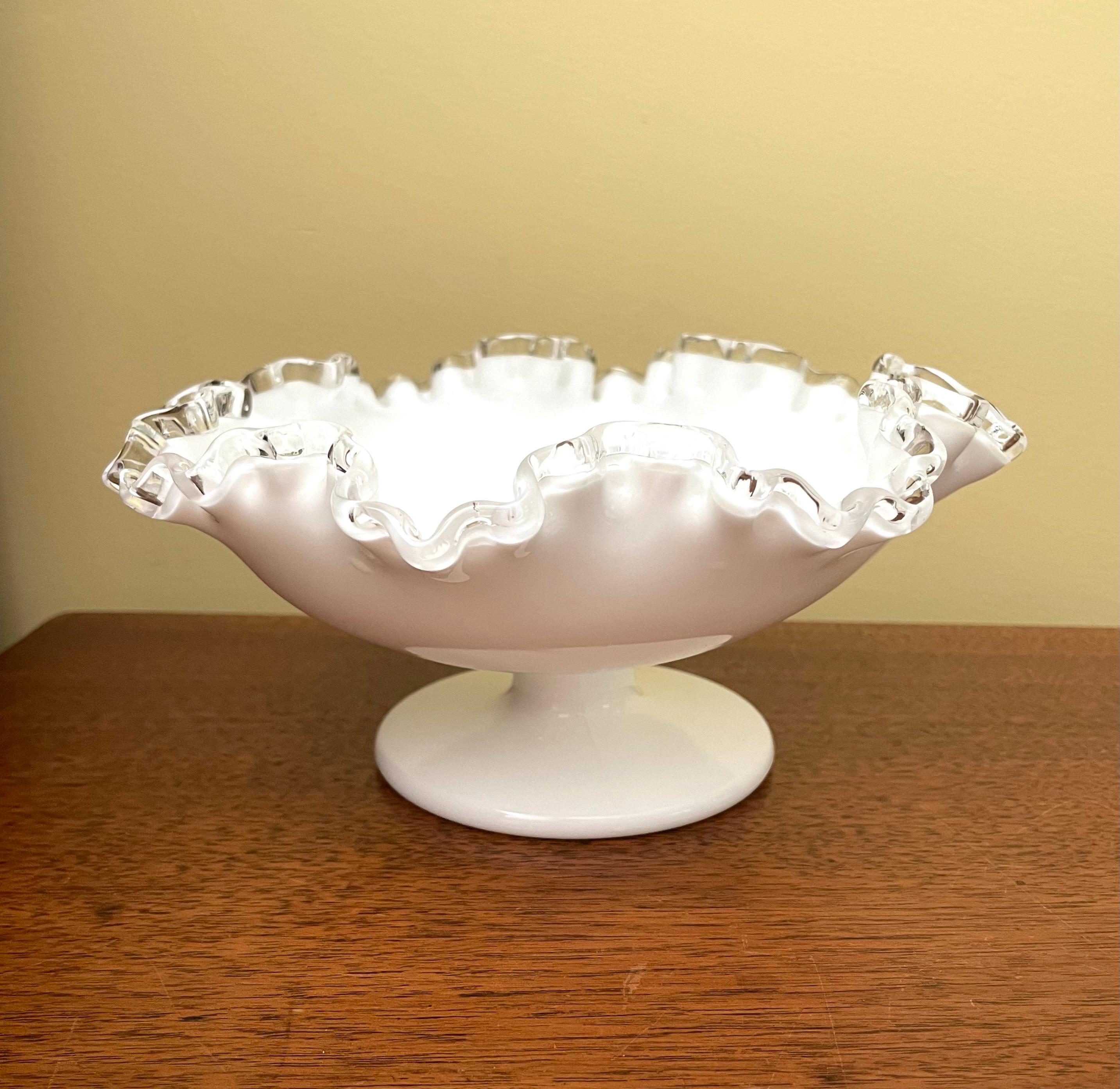 Fenton Ruffled Bowl - Etsy
