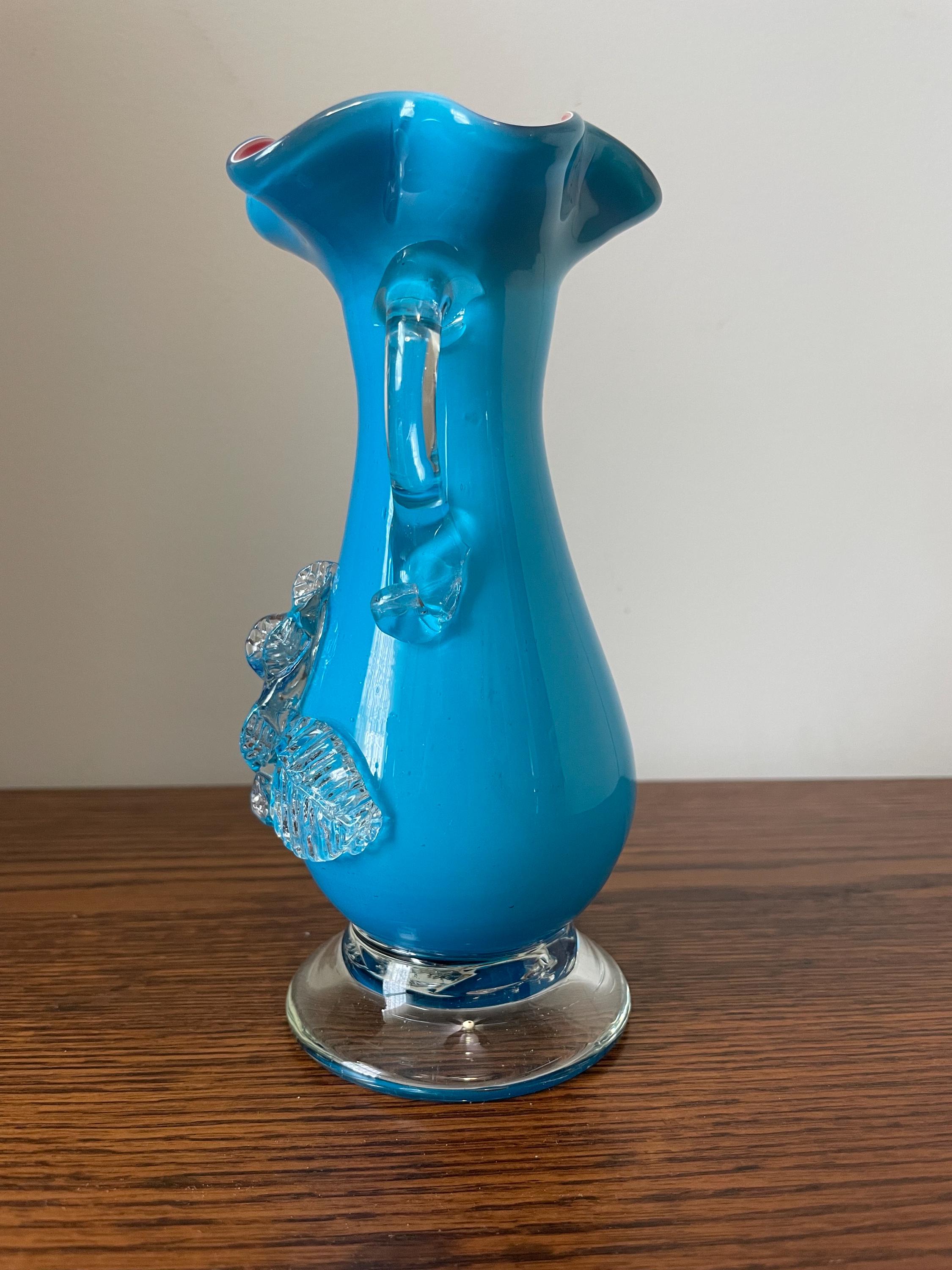 レトロ　フリル　ガラス花瓶 フリルガラスの花瓶【Mix color】 | Tabino Okurimono