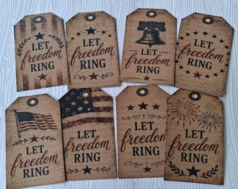 Set #17.  Eight 250yr anniversary hang tags