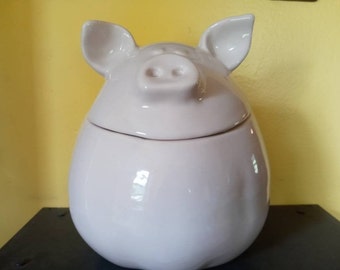 Pig Canisters Etsy