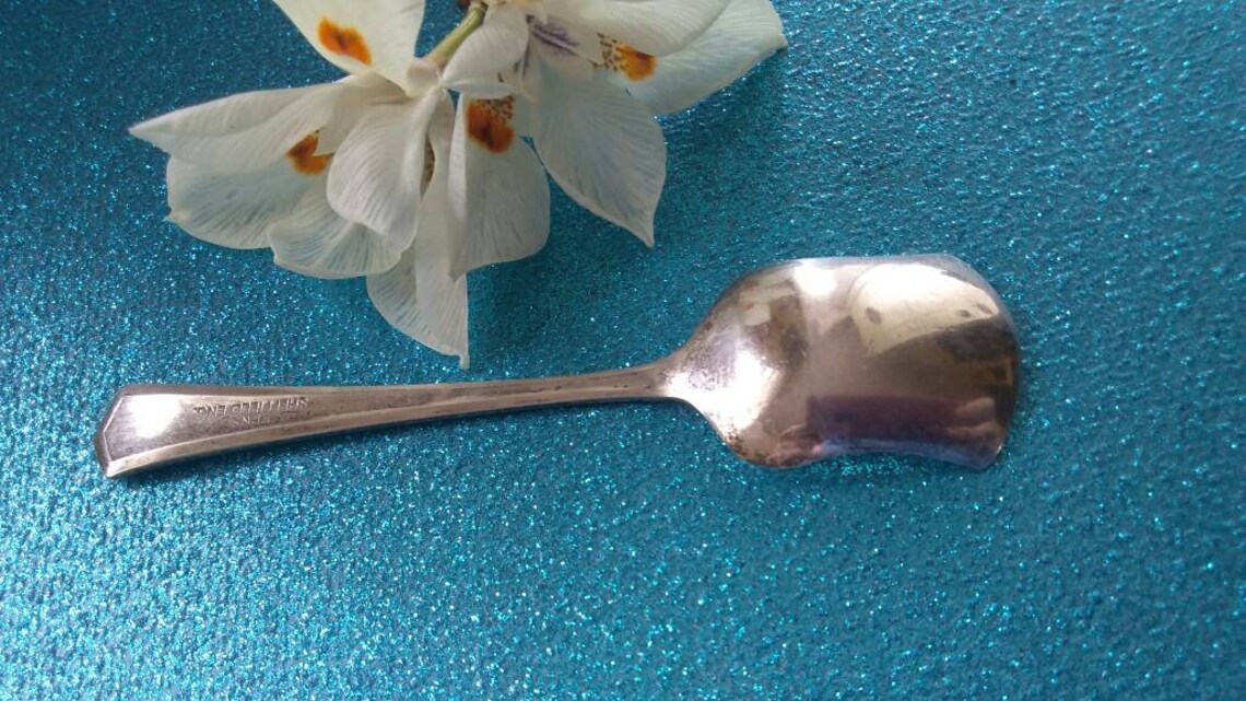 Silver Plated Sugar Spoon EPNS Sheffield England Sugar Etsy