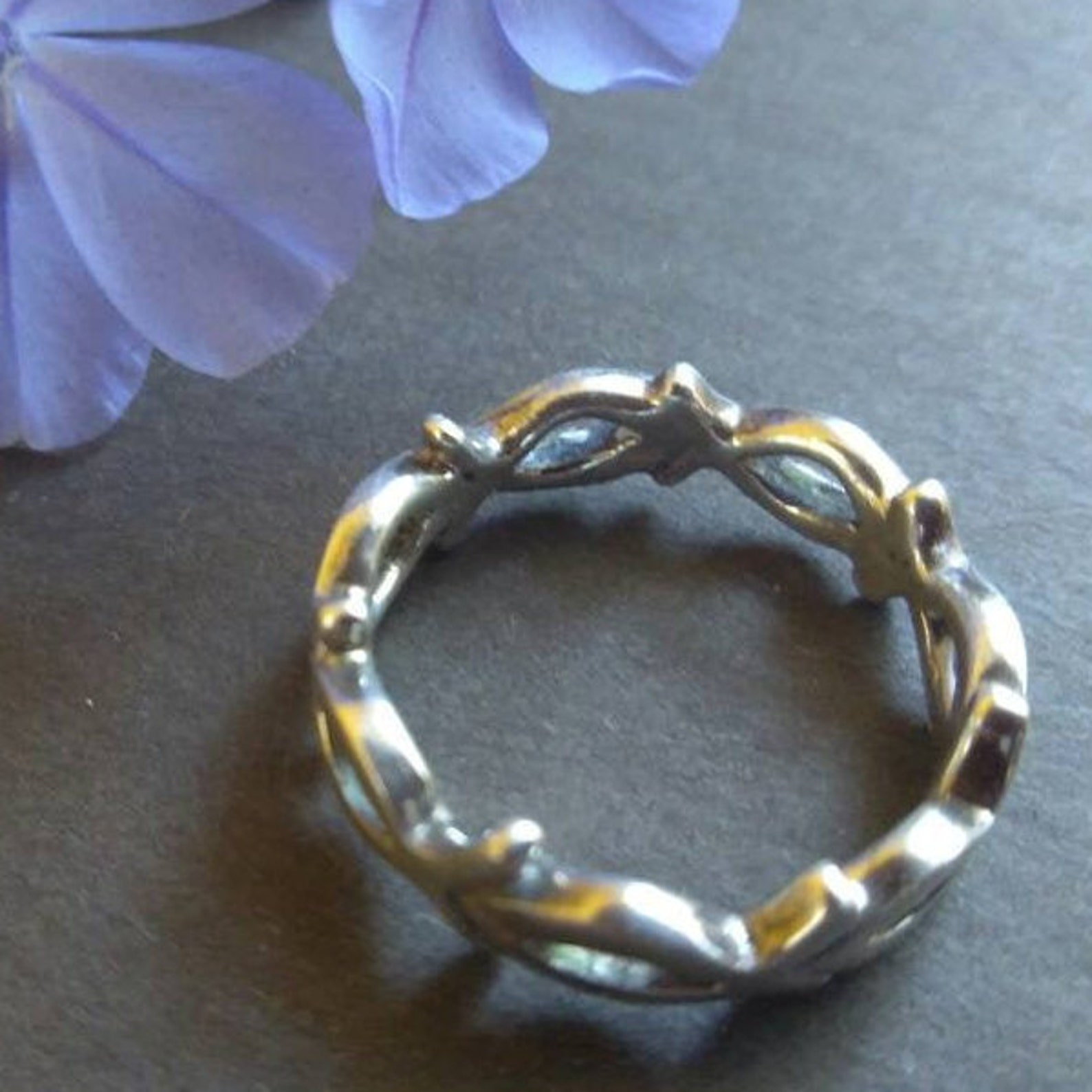 Sterling Christian Fish Ring Ichthus Ring Sterling Fish Etsy