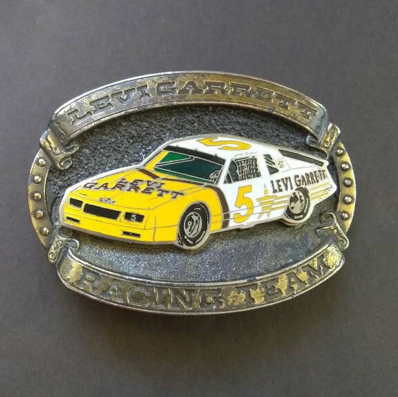 Vintage Levi Garrett Racing Team Belt Buckle Chewing Tobacco Made Exclusively for Levi Garrett Chewing Tobacco Free Domestic Shipping Etsy