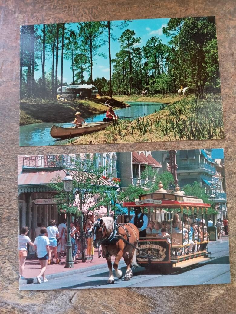 Vintage Walt Disney World Postcards Choose One Admiral Joe Etsy UK