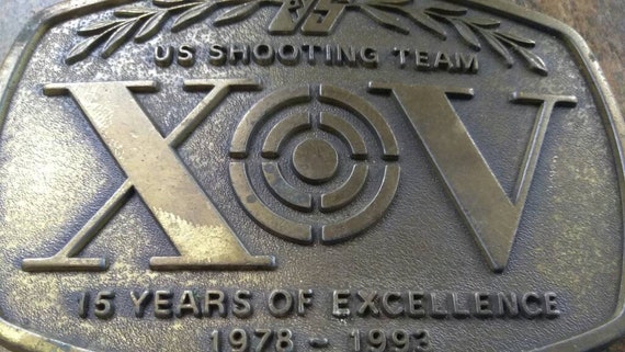 US Shooting Team  Belt Buckle , 1978-1993 , 15 Ye… - image 2