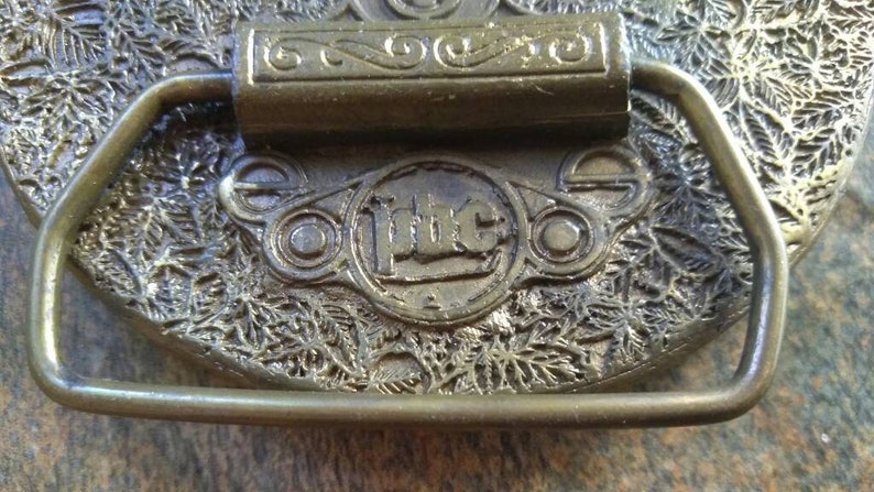 Vintage Brass PBC Revolutionary War Quarter Dollar Belt Buckle Free Domestic Shipping United States Of American Belt Buckle
