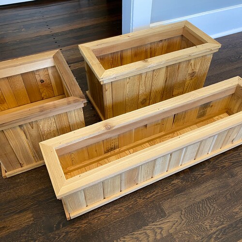 Handmade Cedar Planter Box shops