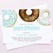 Printable Donuts Baby Sprinkle Invitation Template - Watercolor Blue ...