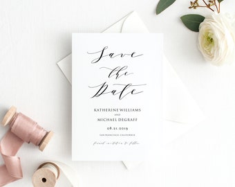 classy save the date etsy