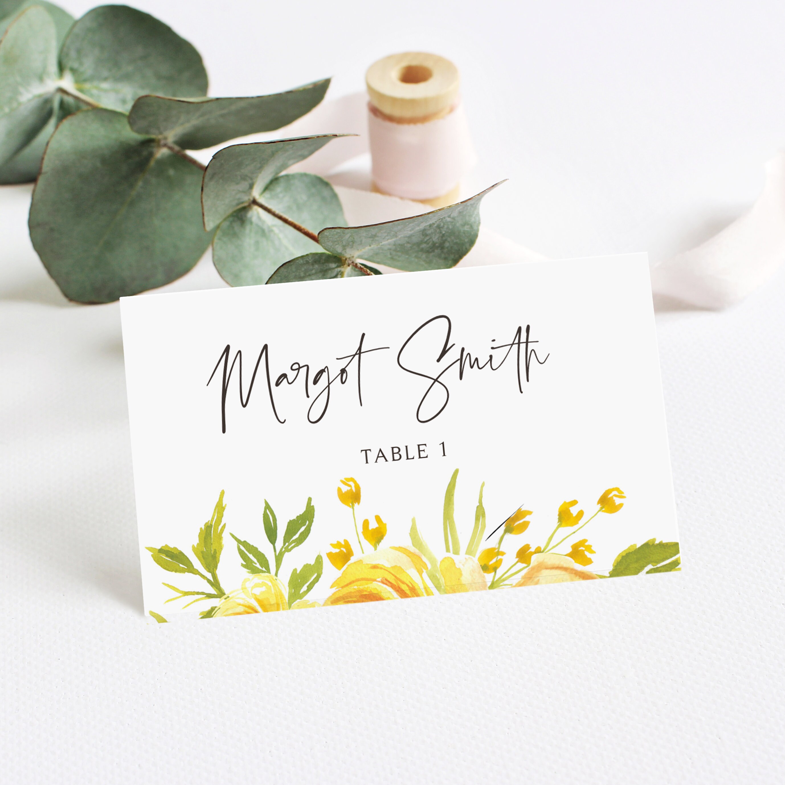 printable-yellow-floral-place-card-template-editable-etsy-uk