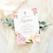 Printable Baptism Invitation Editable Floral Baptism - Etsy