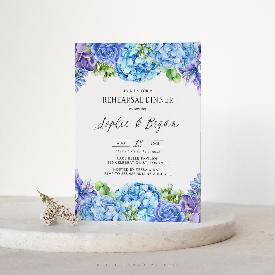 Printable Floral Engagement Party Invitation Template - DIY Watercolor ...