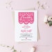 Printable Pink Baby Shower Invitation Template Editable Pink Papel Picado Fiesta It's a Girl ...