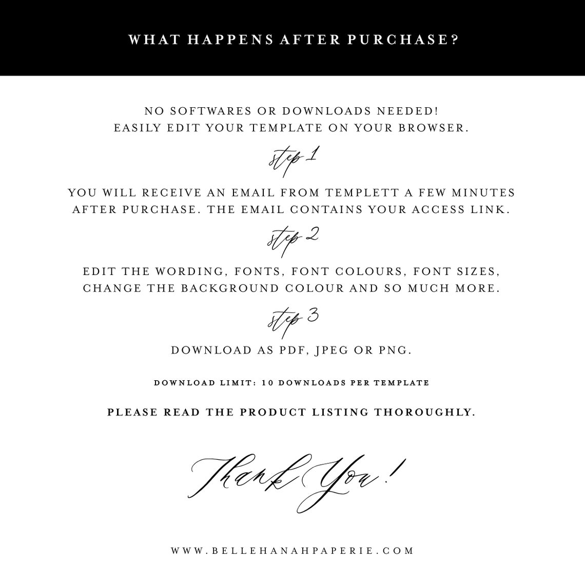 Blue Floral Bridal Shower Invitation Template Printable Etsy