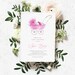 Printable Pink Baby Carriage Baby Shower Invitation Template - Etsy