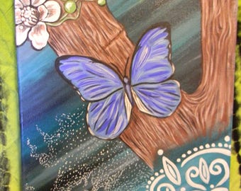 butterfly painting