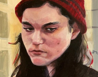 Soko Portrait, Acrylic on Canvas