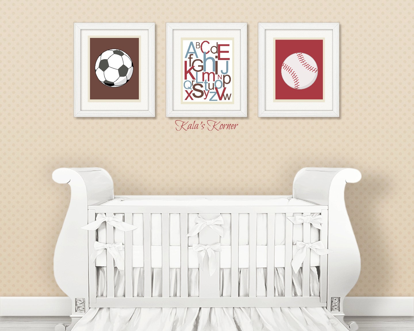 SPORTS NURSERY DECOR Baseball Decor Soccer 8x10 Print Etsy
