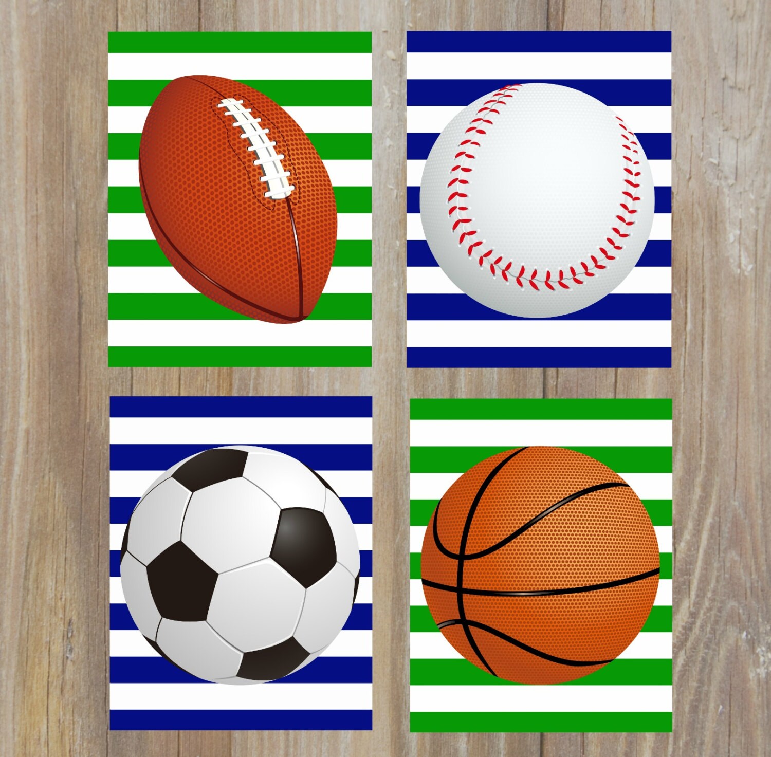 Sports Nursery Art Sports Nursery Decor Sports Playroom Etsy