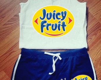 juicy fruit shorts plus size