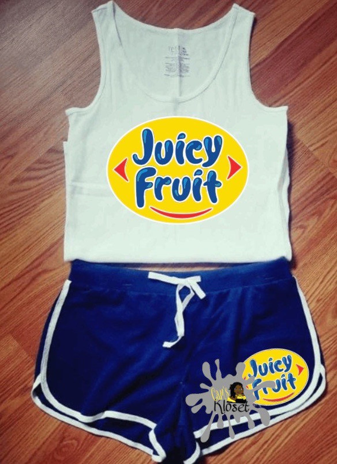 Juicy Fruit 2 Piece Short Set Etsy