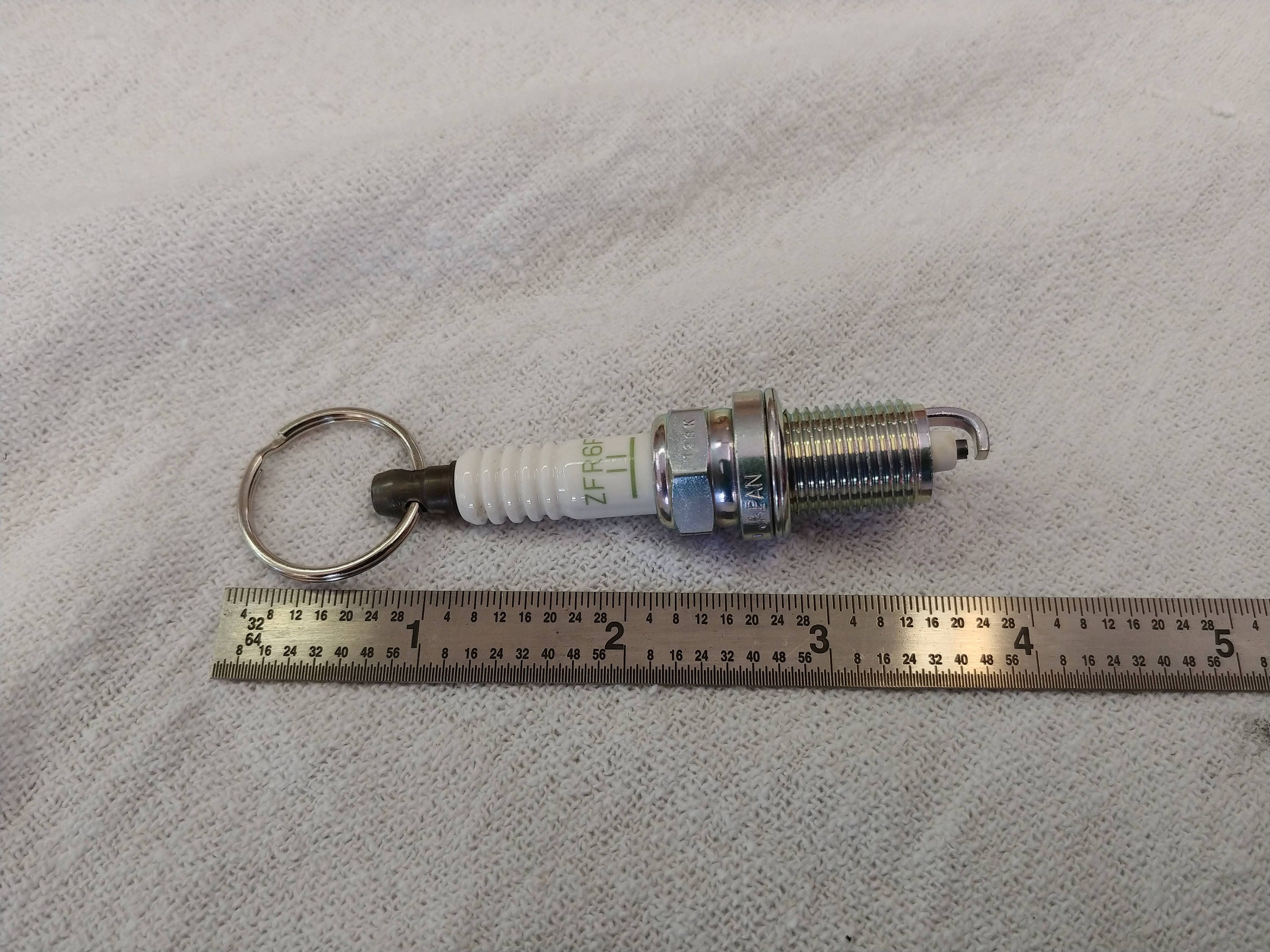 Spark plug key chain Etsy