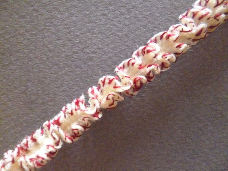 Antique French cotton ribbon Trim Pasamaneria de algodon 25 metros