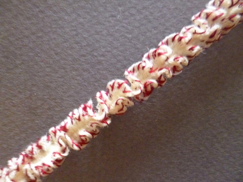 Antique French cotton ribbon Trim Pasamaneria de algodon 25 metros