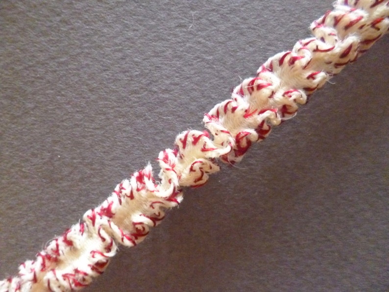 Antique French cotton ribbon Trim Pasamaneria de algodon 25 metros