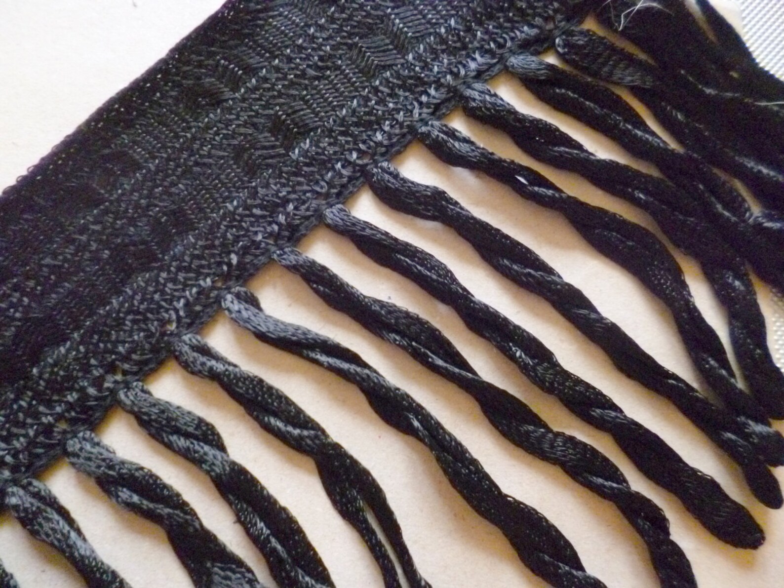 Antique French silk fringe ribbon Trim Pasamaneria de seda Etsy