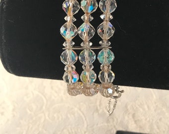 Bracelet strass Vintage Bracelet, Bracelet de mariage Vintage, élégant strass déclaration