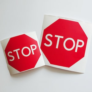 Stopbord vloerstickers