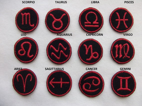 Zodiac Patches from Etsy