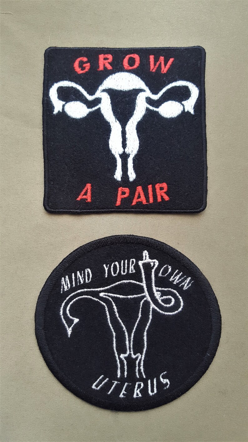 Feminist patches fist symbol girl power,uterus patches,feminist symbol solidarity fist patch ironic patches,grow a pair women/'s rights