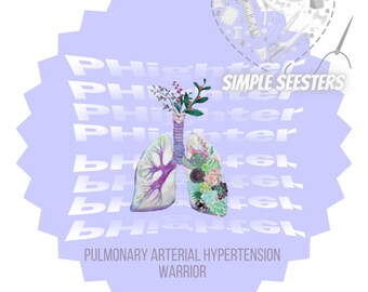 Pulmonary Arterial Hypertension Warrior Digital PNG WITH offset
