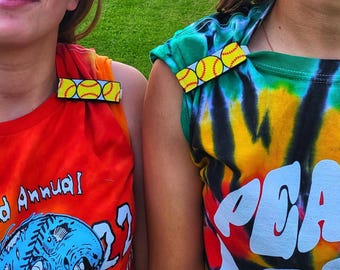 Softball Sleeve Scrunchies