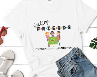 Quilting Friends DIGITAL IMAGE / Quilting/ Sewing