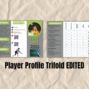 Player Profile Resume Trifold EDITED