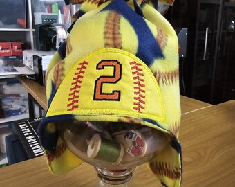 Personalized Cozy Softball Fleece Winter Hat – Stay Warm and Sporty!