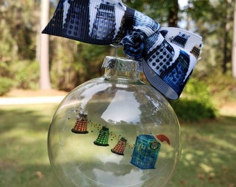 Doctor Who inspired Christmas Ornament