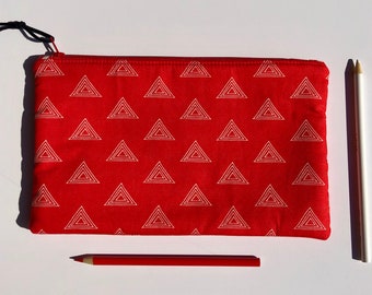 Zipper Pouch | Makeup Bag | Cosmetic Bag | Pencil Bag | Gift