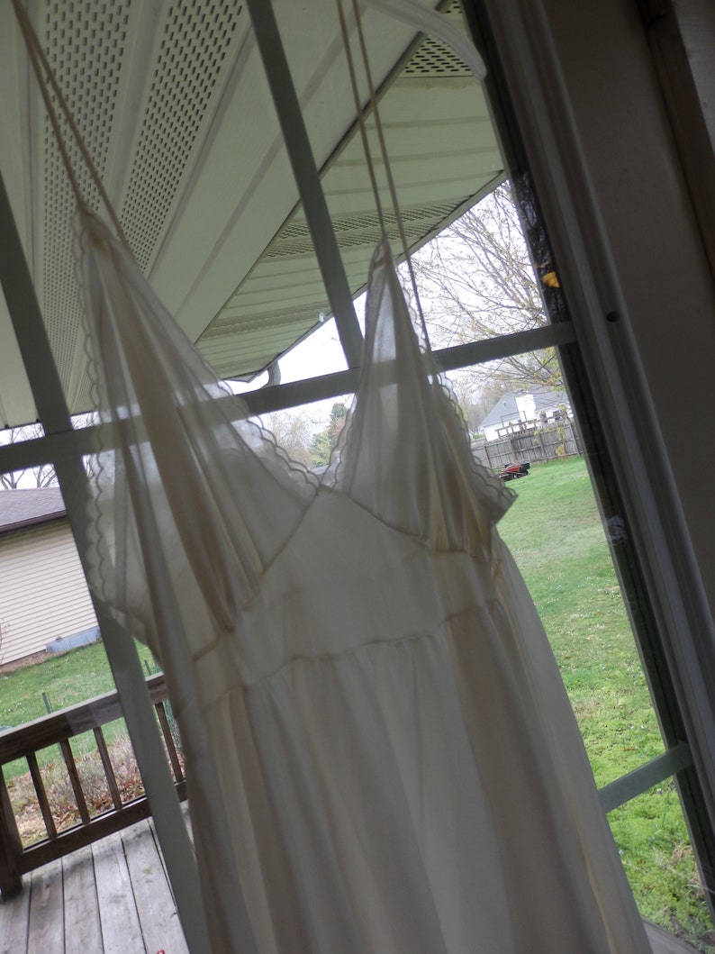 Women/'s Nightgown Sleeveless Nightie Maxi Nightgown White Nightie