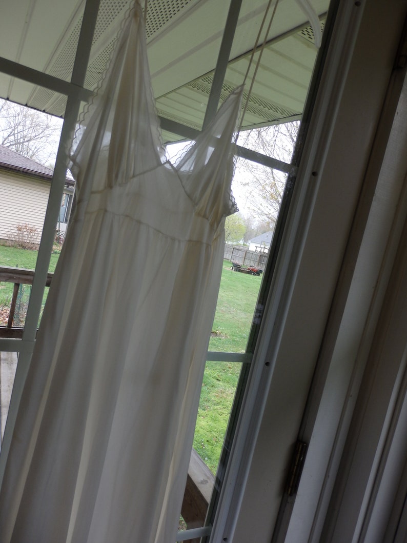 Women/'s Nightgown Sleeveless Nightie Maxi Nightgown White Nightie