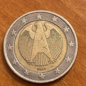 2 euromunt, Duitsland, Adelaar 2002, Simbol G