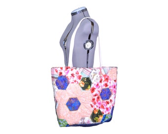 Patchwork Canvas Einkaufstasche