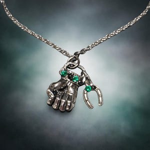 Oggun, protection Amulet Stainless steel, Ogun Orisha charm stainless steel necklace